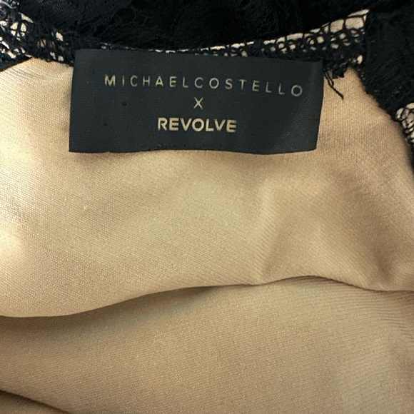 Michael Costello c Revolve Julian Elegant Black Lace Jumpsuit - Picture 5 of 6